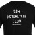 Camiseta To Go Genderless Longa Motorcycle Club - Preto  e Branco