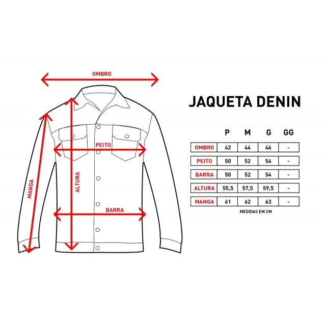 Jaqueta Denim Jeans C84 Original