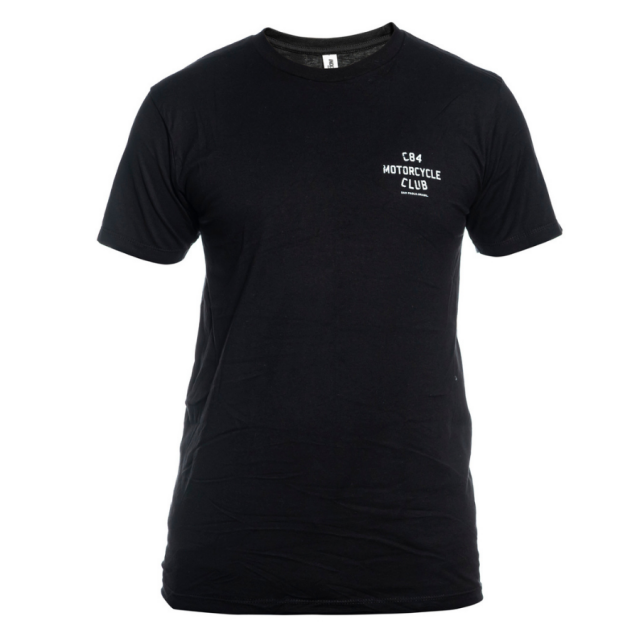 Camiseta To Go Genderless Motorcycle Club - Preto  e Branco